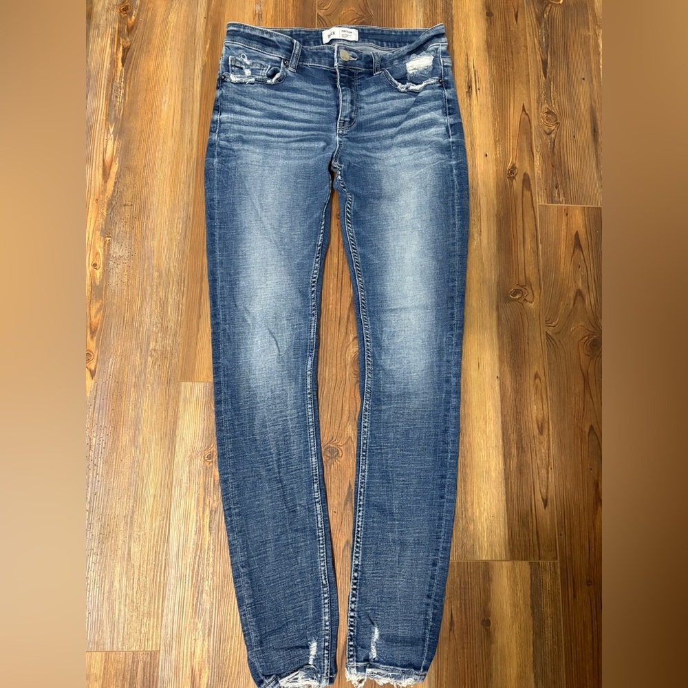BKE Payton Mid-Rise Skinny Jeans in Blue